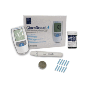 GlucoDr. auto A Blood Glucose Monitoring System offers several benefits for individuals managing diabetes: Ease of Use: It features autocoding, eliminating the need for manual coding, and an ejector button for hygienic strip disposal. Speed and Efficiency: It provides accurate blood glucose results in just 5 seconds. Data Management: The system includes data management capabilities (LinkDr. 2.0) and can store up to 500 measurements, allowing for tracking and analysis of blood glucose trends over time. Accuracy: It uses Gold Plated Test Strips and FAD-GDH (Glucose Dehydrogenase) technology for accurate readings. Convenience: The compact and portable design allows for self-monitoring of blood glucose levels at home, work, or on the go.