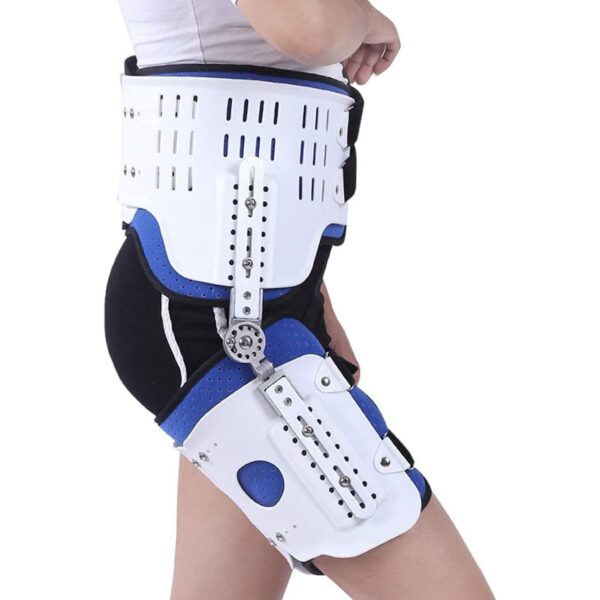 Hip Stabiliser Support Brace, Adjustable Hinged Hip Joint, Hip Joint Fixation Brace Groin Fracture Support Stabilizer Adjustable Hinged Hip Abduction Orthosis Sciatica Post-op Corrector, Universal