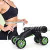 Benefits of using an ab roller wheel: Builds Core Strength: It directly targets and strengthens core muscles, including the rectus abdominis, obliques, and lower back, enhancing core stability and endurance. Improves Posture: The exercise requires significant core engagement to maintain a neutral spine, which can lead to improved posture and reduced back pain. Engages Multiple Muscle Groups: Beyond the core, ab wheel rollouts also challenge the glutes, shoulders, and hips, promoting overall body strength and stability. Efficient Workout: Ab wheel exercises can activate more core muscles in less time compared to traditional ab exercises like sit-ups. Anti-Extension Training: It specifically trains the core to resist spinal extension, which is crucial for preventing injuries and improving functional strength.