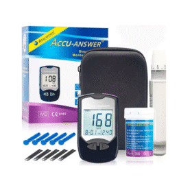 Accu-Answer Blood Glucose Monitoring System is a device used to measure blood glucose levels, primarily for individuals managing diabetes. It offers several benefits including accurate readings, ease of use, and comprehensive testing with a single device. The system allows for self-monitoring at home, providing timely information to help manage blood sugar levels effectively.