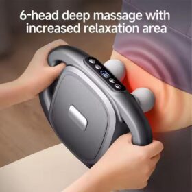 4D Massage Gun, like other massage guns, is designed to provide percussive massage therapy and offers several uses and benefits, primarily focused on muscle recovery and well-being. Uses: Muscle Pain Relief: Alleviates post-exercise muscle soreness, stiffness, and fatigue. Improved Circulation: Enhances blood flow to the targeted areas. Increased Flexibility and Range of Motion: Helps to loosen tight muscles and improve mobility. Deep Tissue Massage: Provides deep tissue work to release muscle knots and tension. Warm-up and Recovery: Can be used before workouts to warm up muscles and after workouts for recovery. Stress and Tension Relief: Promotes relaxation and can help reduce stress. Benefits: Faster Muscle Recovery: Aids in the recovery process after physical activity. Reduced Muscle Soreness and Stiffness: Lessens discomfort and improves muscle function. Enhanced Athletic Performance: Can contribute to better performance by preparing muscles and aiding recovery. Improved Overall Well-being: Contributes to a feeling of relaxation and can help with sleep. Convenience: Allows for targeted massage therapy at home or on the go.