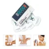 Gold Hand XFT-502 Low Frequency Therapeutic Equipment, a TENS (Transcutaneous Electrical Nerve Stimulation) style digital massager, is used to relieve pain and improve circulation through electrical impulses. Uses and Benefits: Pain Relief: It helps relieve pain in various body parts, including shoulders, hips, back, and limbs, by preventing pain impulses from reaching the brain through the "pain gate" effect. It also eases neuralgia, muscle spasms, and muscle and joint stiffness. Improved Circulation and Metabolism: The device promotes better blood circulation and metabolism. Muscle Stimulation: It can exercise inactive muscles and relieve muscular pain. Massage Function: Offers various massage modes like pushing, tapping, kneading, and rhythmical vibration for a more effective and enjoyable experience. Convenience: Its compact and lightweight design allows for use anytime and anywhere. Drug-Free Pain Management: Provides a drug-free method for pain reduction and control.