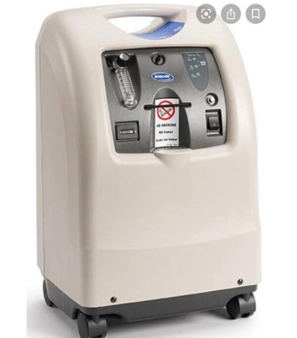 5-liter oxygen concentrator is a medical device that provides supplemental oxygen to individuals with respiratory conditions. It works by drawing in ambient air, filtering out nitrogen, and delivering purified oxygen to the user. These devices are commonly used in hospitals, clinics, and at home to manage conditions like COPD, lung disease, and sleep apnea. Uses: Medical Treatment: Oxygen concentrators are primarily used for patients requiring supplemental oxygen therapy, such as those with COPD, asthma, cystic fibrosis, and other lung conditions. Home Care: They are a convenient and cost-effective alternative to oxygen cylinders for patients needing long-term oxygen therapy at home. Emergency Use: In emergency situations, they can provide immediate oxygen support until professional medical help arrives. Clinical Settings: 5-liter concentrators are suitable for use in small clinics or as a backup oxygen source in larger medical facilities. Dual Flow Capability: Some 5-liter concentrators can be configured with a dual-flow option, allowing two patients to receive oxygen simultaneously from a single machine. Specifications: Oxygen Output: Delivers up to 5 liters per minute (LPM) of oxygen. Oxygen Concentration: Typically provides a concentration of 93% +/- 3% oxygen. Flow Rate: Adjustable flow rates, often ranging from 0.5 to 5 LPM. Power Consumption: Varies depending on the model, but generally consumes between 300-400 watts. Noise Level: Quiet operation, typically below 40-50 decibels. Weight: Ranges from 14 to 20 kg (30 to 45 lbs). Dimensions: Varies by model, but generally compact and designed for easy placement. Safety Features: Includes alarms for power failure, high/low pressure, and low oxygen concentration. User Interface: Often features an LCD display with simple controls and indicators. Mobility: May include castors or handles for easy movement, though they are primarily designed for stationary use. Optional Features: Some models include a humidifier connection, dual-flow capability, and remote monitoring capabilities.