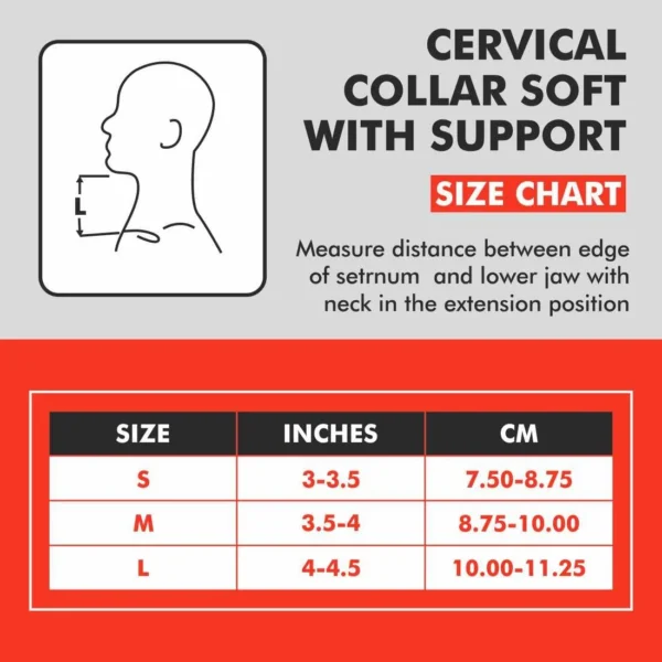 cervical collar, especially the soft type with support, is primarily used to provide mild to moderate support and immobilization to the neck, aiding in pain relief and promoting healing after injury or surgery. It's also used to manage conditions like neck strain, whiplash, and arthritis. The soft collar helps maintain proper neck posture and can be worn during various activities, including sleep, to limit movement and reduce discomfort. Specific uses include: Pain Management: Soft cervical collars offer support and can help alleviate pain associated with neck injuries, strains, and arthritis. Immobilization and Support: They provide gentle immobilization and support to the cervical spine, aiding in healing after injuries or surgery. Post-Trauma Care: Soft collars are used in first aid and extrication after trauma to the neck, as well as for post-operative care.