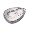 Stainless steel bedpans are primarily used to provide a sanitary and convenient way for individuals with limited mobility to relieve themselves while in bed. They are particularly useful for bedridden patients, those recovering from surgery, or elderly individuals who may have difficulty using a standard toilet. The benefits include durability, ease of cleaning, and resistance to bacterial growth, promoting hygiene and infection control. Here's a more detailed look at the uses and benefits: Uses: Bedridden Patients: Individuals who are unable to leave their bed for any reason rely on bedpans for basic hygiene needs. Post-Surgery Recovery: Patients recovering from surgery, especially those involving the lower body, may need to use a bedpan to avoid strain. Elderly Care: Elderly individuals with mobility limitations or other health conditions can benefit from the convenience and ease of use of a bedpan. Home Care and Hospitals: Bedpans are a common tool in both home healthcare settings and hospitals, providing a hygienic and practical solution for patient care. Benefits: Durability and Longevity: Stainless steel is a robust material that can withstand repeated use and cleaning, making it a cost-effective option. Hygiene: Stainless steel is non-porous and easy to clean, minimizing the risk of bacterial growth and infection. Comfort and Ergonomics: Many bedpans are designed with a contoured shape to maximize comfort during use.