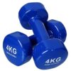 Uses of 4kg Dumbbells: Strength Training: They are ideal for strength training and building lean muscle mass, especially for beginners or those focusing on accessory muscles like deltoids, biceps, triceps, forearms, and traps. Aerobic Workouts: Lightweight dumbbells like 4kg can be incorporated into aerobic exercises, such as walking or using a treadmill, to add resistance and increase calorie burn. Muscular Endurance: Depending on repetitions and pace, 4kg dumbbells can help improve muscular endurance for various sports and activities. Home Workouts: They are a versatile and convenient tool for home exercise routines, contributing to overall body conditioning. Rehabilitation and Toning: They can be used for gentle strengthening exercises and toning without excessive strain, particularly for individuals focusing on rehabilitation or general fitness. Generic 4kg Dumbbells X 2 Each Hand | Jumia Nigeria Description. The 4kg neoprene hand weight set is perfect for home strength training and workouts. An important component of any ba... Jumia Nigeria 4KG Aerobic Vinyl Dumbells - Goodspac ₦22,000. The 4 kg neoprene hand weight set is ideal for strength training and exercise sessions at home. Strength training is a vi... Goodspac 4KG Black Round Dumbell - Fitness Station Description. Dumbbells are small weights. They can be purchase in different weights, starting with lightweight versions — less tha... fitnessstation.com.ng Show all AI responses may include mistakes. Learn more The 4kg neoprene hand weight set is perfect for home strength training and workouts. An important component of any balanced fitness program, strength training is key to creating a strong central core. Lean muscle mass increases your metabolism, burning more calories and reducing fat.