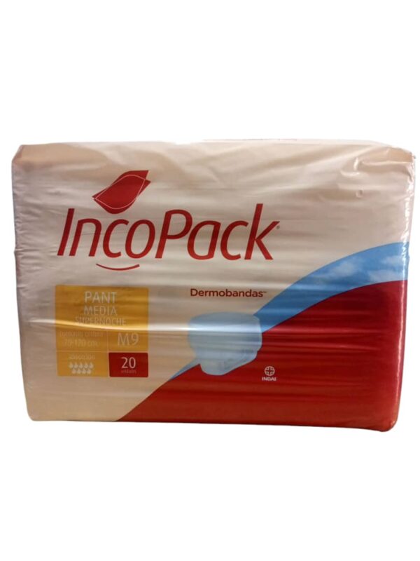Incopack Pant Pant Absorbent Supernight Medium Size , 20 units