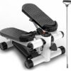STWBHW Mini Stepper Stair Stepper,Portable Stepper Exercise Machine,Up-Down Step Machine with Resistance Bands/Non-Slip Pedal/LCD Display,330lbs Weight Capacity,Fitness Exercise Stepper for Home Use