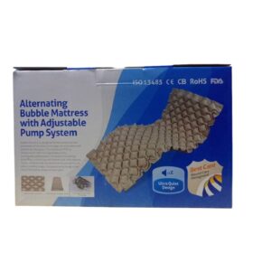 Alternating Bubble Mattress with Adjustable Pump helps prevent and treat bedsores and pressure ulcers. Ideal for patients on prolonged bed rest or home care therapy.