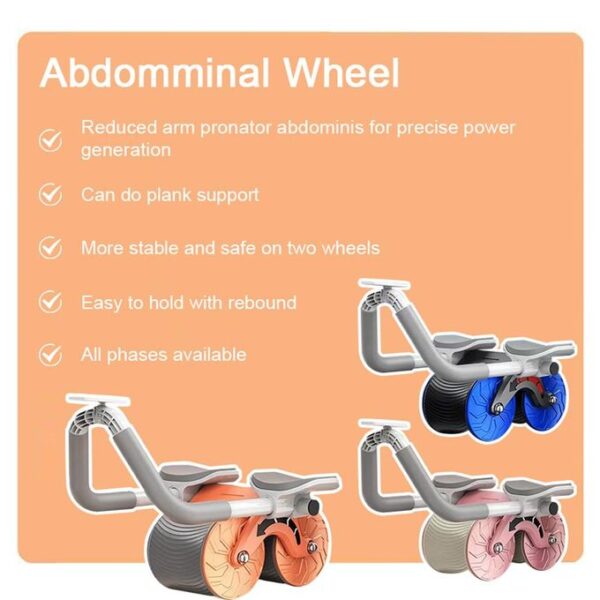 Ab Rebound Abdominal Wheel Roller with Elbow Support
