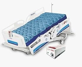 Medi-Sign Brilliant Care Anti Decubitus Pump & Mattress System is designed to prevent and alleviate bedsores (pressure ulcers) in patients who are bedridden or have limited mobility. Specifications and Features: Alternating Pressure System: The mattress utilizes an air pump to alternately inflate and deflate air chambers, which helps to redistribute pressure and improve blood circulation to prevent skin breakdown. Material: Typically made from medical-grade PVC, which is waterproof and easy to clean, ensuring hygiene and durability. Design for Stability: Some models include an extension at the bottom to prevent the mattress from slipping on the bed. Quiet Operation: The accompanying air pump is designed to be quiet and vibration-free to minimize disturbance to the patient. Weight Capacity: Designed to support patients up to a certain weight, often around 110 kg, depending on the specific model. Italian Tech: The product branding indicates the use of "Italian tech," suggesting a focus on quality and specific technological features in its design. Uses: Pressure Ulcer Prevention: Primarily used to prevent the formation of bedsores (decubitus ulcers) in individuals who are confined to bed for extended periods. Pressure Ulcer Treatment: Can also aid in the healing and management of existing bedsores by reducing pressure on affected areas. Improved Blood Circulation: The alternating pressure helps to promote blood flow, which is crucial for skin health and preventing tissue damage. Patient Comfort: Aims to enhance comfort for bedridden patients by providing a supportive and pressure-relieving surface. Suitable Environments: Commonly used in hospitals, nursing homes, and home care settings for patients requiring long-term bed rest or recovery from surgery.