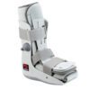 Common Examples of Use Ankle sprains and strains Forefoot sprains Stable foot fractures Distal tibial fractures Product Features Built-in air pump Durable hard shell design Trim-able shell Narrow heel width Dynamic air stride technology Dual air chambers Scalloped no-slip tread
