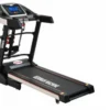 Common Specifications: Motor: Available in various horsepower options, such as 2HP, 2.5HP, or 3HP, depending on the model. Features: Often includes a massager, twister, and dumbbells for varied workouts. Some models may also have auto-incline functionality. Display: Typically features an LCD monitor that displays workout metrics like time, speed, calories burned, pulse/heart rate, and distance. Connectivity: Many models include an MP3 connector with built-in speakers for entertainment during workouts. Design: Designed to be foldable for space-saving storage. User Weight Capacity: Can support a maximum user weight, commonly around 100kg to 150kg, depending on the model. Controller: Utilizes a noiseless PWM controller for smooth operation. Running Area: Specifications for the running surface dimensions (length x width) are available, for example, 1200mm x 400mm for a 2HP model.
