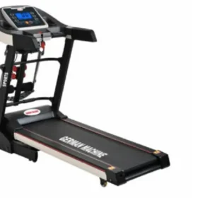 Common Specifications: Motor: Available in various horsepower options, such as 2HP, 2.5HP, or 3HP, depending on the model. Features: Often includes a massager, twister, and dumbbells for varied workouts. Some models may also have auto-incline functionality. Display: Typically features an LCD monitor that displays workout metrics like time, speed, calories burned, pulse/heart rate, and distance. Connectivity: Many models include an MP3 connector with built-in speakers for entertainment during workouts. Design: Designed to be foldable for space-saving storage. User Weight Capacity: Can support a maximum user weight, commonly around 100kg to 150kg, depending on the model. Controller: Utilizes a noiseless PWM controller for smooth operation. Running Area: Specifications for the running surface dimensions (length x width) are available, for example, 1200mm x 400mm for a 2HP model.