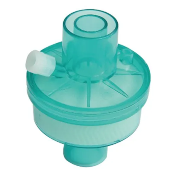 HME filters, or Heat and Moisture Exchange filters, are used to humidify and filter the air inhaled by patients, particularly those with tracheostomies or on ventilators. They work by trapping heat and moisture from exhaled air and releasing it into inhaled air, preventing airway dryness and reducing the risk of infection. Here's a more detailed explanation: Purpose: Humidification: HME filters add moisture to the air, mimicking the natural humidifying function of the upper airway, which is bypassed when using a ventilator or tracheostomy. Filtration: They also act as a filter, trapping dust, bacteria, viruses, and other particles to prevent them from entering the lungs. Reduced Mucus Production: By maintaining proper humidity, HME filters can help reduce the production of thick mucus and coughing, especially in laryngectomy patients. How they work: Heat and Moisture Exchange: The filter contains a material (like foam or a special compound) that absorbs heat and moisture from exhaled air. Re-humidification: This stored heat and moisture is then released into the next breath of inhaled air, warming and humidifying it. Passive Humidification: This process is passive, meaning it doesn't require an external power source like active humidifiers. Clinical Applications: Mechanical Ventilation: HME filters are crucial for patients on ventilators to prevent airway dryness and complications associated with long-term ventilation. Tracheostomy Patients: They are used to humidify and filter air for individuals with tracheostomies, helping them breathe more comfortably. Home Care: HME filters are also used in home care settings for patients requiring respiratory support. Anesthesia: HME filters are also used during anesthesia to maintain airway humidity. Key Benefits: Reduced Risk of Infection: Filtration helps protect the patient from airborne pathogens. Improved Patient Comfort: Maintaining proper humidity and reducing mucus production enhances patient comfort. Simplified Care: HME filters are relatively simple to use and require minimal maintenance. Reduced Risk of Complications: They help prevent complications like endotracheal tube occlusion and ventilator-associated pneumonia.