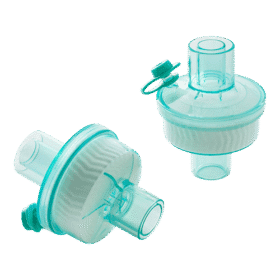 HME filters, or Heat and Moisture Exchange filters, are used to humidify and filter the air inhaled by patients, particularly those with tracheostomies or on ventilators. They work by trapping heat and moisture from exhaled air and releasing it into inhaled air, preventing airway dryness and reducing the risk of infection. Here's a more detailed explanation: Purpose: Humidification: HME filters add moisture to the air, mimicking the natural humidifying function of the upper airway, which is bypassed when using a ventilator or tracheostomy. Filtration: They also act as a filter, trapping dust, bacteria, viruses, and other particles to prevent them from entering the lungs. Reduced Mucus Production: By maintaining proper humidity, HME filters can help reduce the production of thick mucus and coughing, especially in laryngectomy patients. How they work: Heat and Moisture Exchange: The filter contains a material (like foam or a special compound) that absorbs heat and moisture from exhaled air. Re-humidification: This stored heat and moisture is then released into the next breath of inhaled air, warming and humidifying it. Passive Humidification: This process is passive, meaning it doesn't require an external power source like active humidifiers. Clinical Applications: Mechanical Ventilation: HME filters are crucial for patients on ventilators to prevent airway dryness and complications associated with long-term ventilation. Tracheostomy Patients: They are used to humidify and filter air for individuals with tracheostomies, helping them breathe more comfortably. Home Care: HME filters are also used in home care settings for patients requiring respiratory support. Anesthesia: HME filters are also used during anesthesia to maintain airway humidity. Key Benefits: Reduced Risk of Infection: Filtration helps protect the patient from airborne pathogens. Improved Patient Comfort: Maintaining proper humidity and reducing mucus production enhances patient comfort. Simplified Care: HME filters are relatively simple to use and require minimal maintenance. Reduced Risk of Complications: They help prevent complications like endotracheal tube occlusion and ventilator-associated pneumonia.