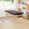 Massage tables offer numerous benefits for both massage therapists and clients, primarily by enhancing comfort, support, and accessibility during massage sessions. They provide a stable, cushioned surface that allows for proper body alignment and facilitates various massage techniques. This leads to a more effective and comfortable massage experience for the client and reduces strain for the therapist. Benefits for Clients: Enhanced Comfort and Relaxation: Massage tables are designed with cushioning and adjustability, promoting relaxation and enabling clients to comfortably maintain various positions during the massage. Improved Body Alignment: The design of massage tables helps maintain proper body alignment, which is crucial for effective massage therapy and can alleviate discomfort. Accessibility: Tables allow therapists to access all areas of the body, facilitating a comprehensive and thorough massage. Support for Specific Needs: Massage tables often include features like headrests, armrests, and leg bolsters to support different body parts, enhancing the overall massage experience. Professional Atmosphere: Massage tables contribute to a professional and therapeutic setting, enhancing the client's perception of the massage experience. Benefits for Massage Therapists: Reduced Physical Strain: Adjustable table heights allow therapists to work in a comfortable, neutral posture, minimizing the risk of injury and fatigue. Improved Technique and Efficiency: Massage tables enable therapists to move around the table easily, providing greater flexibility in applying various massage techniques and maximizing their effectiveness. Professional Image: The use of a massage table enhances the therapist's professionalism and creates a positive impression on clients. Ergonomic Design: Many massage tables are designed with the therapist's needs in mind, incorporating features that promote comfortable and efficient work practices.