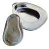 Specifications: Material: Typically made of durable stainless steel, often 304-grade. Design: Features a smooth, contoured shape for patient comfort, a handle for easy handling, and a lid for hygiene and odor control. Capacity: Can hold a significant volume, with some models designed for capacities around 4000ml. Durability: Engineered to be sturdy and withstand a substantial weight. Uses: Patient toileting: Primarily used for the collection of urine and feces for individuals who are bedridden or have limited mobility. Specific patient groups: Ideal for use with bedridden patients, paralyzed patients, pregnant women, elderly individuals, and those recovering from surgery or under long-term care. Hygiene management: The cover helps contain odors and maintain hygiene, while the stainless steel material allows for easy cleaning and sterilization.