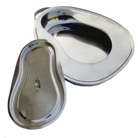 Specifications: Material: Typically made of durable stainless steel, often 304-grade. Design: Features a smooth, contoured shape for patient comfort, a handle for easy handling, and a lid for hygiene and odor control. Capacity: Can hold a significant volume, with some models designed for capacities around 4000ml. Durability: Engineered to be sturdy and withstand a substantial weight. Uses: Patient toileting: Primarily used for the collection of urine and feces for individuals who are bedridden or have limited mobility. Specific patient groups: Ideal for use with bedridden patients, paralyzed patients, pregnant women, elderly individuals, and those recovering from surgery or under long-term care. Hygiene management: The cover helps contain odors and maintain hygiene, while the stainless steel material allows for easy cleaning and sterilization.