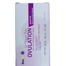 Double G Ovulation Monitor". Uses: Ovulation Monitoring: It is designed for self or laboratory testing to monitor ovulation, helping to predict the most fertile days for conception. Pregnancy Testing: The kit also includes tests for pregnancy. Specifications: Accuracy: It boasts 99.9% accuracy and reliability for both ovulation and pregnancy testing. Type: It uses rapid test strips (urine) for in vitro diagnostic use only. Contents: Each box contains 3 circles, consisting of 1 circle with 5 ovulation tests and 2 tests of pregnancy. Origin & Regulation: It is stated as "made in USA" and registered with NAFDAC (Reg. No. 03-1686).