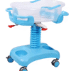 hospital baby bassinets or infant carts, which are designed for the safe storage and transport of newborns within healthcare settings.