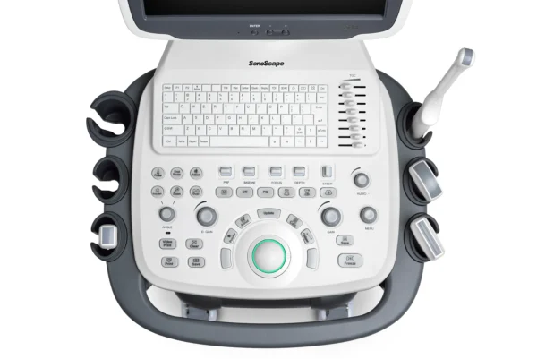 Monitor and Design: 17-inch high-definition LED monitor with an articulating arm. Compact and agile trolley design. Three active transducer sockets for a wide range of applications. Imaging Capabilities: Color Doppler capabilities. New 3D/4D workflow and technology. Steer M imaging (Anatomic M mode) and Color M imaging. Embedded IMT (Intima-Media Thickness) software for automatic edge detection and measurement of mean and maximum thickness. Applications: Versatile applications suitable for daily diagnosis. Specific applications for Cardiology, Obstetrics & Gynecology. Usability: Customizable settings to suit individual working styles. Easy-to-use system integrated with a new software platform. Technical Specifications: The system's technical specifications are detailed in a dedicated document (901-01656-A06 S12 Technical Specifications). Includes features like Print DICOM 3.0 interface and options for exporting system files to USB or DVD.