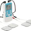 TENS (Transcutaneous Electrical Nerve Stimulation) and EMS (Electrical Muscle Stimulation) combo physiotherapy machine. 