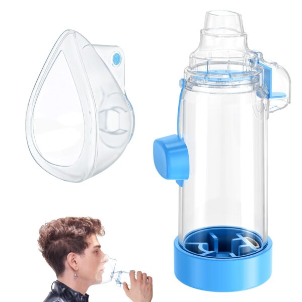 makes it easier to breathe in your asthma medication and helps more of the medication reach your lungs. The spacer connects to your puffer's mouthpiece and gives medication the 'space' to slow down so you can breathe it in slowly and deeply. The spacer holds the medication so you can take as many breaths as needed.