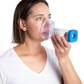 makes it easier to breathe in your asthma medication and helps more of the medication reach your lungs. The spacer connects to your puffer's mouthpiece and gives medication the 'space' to slow down so you can breathe it in slowly and deeply. The spacer holds the medication so you can take as many breaths as needed.