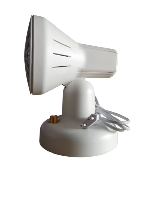 Philips Physiotherapy Electric Light, branded as Bwell infrared lamp, is designed for localized heat therapy, primarily for pain relief in muscles and joints. Specifications: Brand: Philips (Bwell is a specific model/branding). Type: Infrared Heating Lamp/IRR Lamp. Power: Available in various wattages, such as 100W, 150W, 175W, or 650W depending on the specific model (e.g., HP3614/01, PAR38 IR RED 175W, HP3643/01). The image likely shows a model with a Philips 150W infrared heating bulb. Bulb: Uses a standard Philips infrared bulb, often with a specific model like PAR38 IR RED for 175W versions. Features: May include a control knob for intensity adjustment (in some models), ceramic glass plate, and a compact design. Lifespan: Bulbs can have an average lifespan of up to 5,000 hours. Safety: IEC certified and complies with medical device directives like 2007/47/EC and MDD 93/42/EEC. Uses: Pain Relief: Effective for relieving pain in muscles and joints, including lower back pain and pain associated with arthritic conditions (in non-inflammatory phases). Muscle Relaxation: Used for muscle relaxation and as preparation for massage therapy. Improved Blood Circulation: The infrared warmth penetrates deep into the skin, stimulating blood circulation and improving metabolism. Therapeutic Applications: Localized heat therapy for occasional or chronic muscle soreness, stiff muscles, and stiff joints. Other Potential Benefits: Promoting wound healing and tissue repair, improving hair growth, controlling psoriasis, and enhancing skin appearance.
