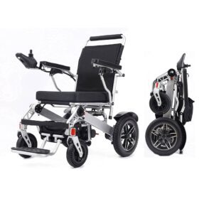 Specifications: Motors: Equipped with powerful motors, often dual 250W or 500W brushless motors, providing robust power. Speed: Maximum speeds typically around 3.72 mph (6 km/h). Range: Travel range can vary significantly, with some models offering up to 30 miles (approx. 48 km) with high-performance lithium batteries. Weight & Portability: Designed to be lightweight and easily foldable for transport, with weights around 65 lbs (29.5 kg) and compact folded dimensions. Load Capacity: Capable of supporting users up to around 330 lbs (150 kg). Wheels: Features varying wheel sizes, commonly with 8-inch front wheels and 12-inch rear wheels. Features: May include features like remote Bluetooth control, storage bags, and seat-widening kits. Uses: Mobility Aid: Provides independence and ease of movement for elderly users and individuals with disabilities. Travel: Its foldable and lightweight design, along with airline-approved batteries in some models, makes it suitable for travel and easily fits into car trunks. Daily Activities: Ideal for navigating various environments, including shopping trips, social outings, and moving around the home. Comfort: Offers a comfortable seating experience, with some models featuring adjustable backrests for enhanced comfort, including reclining options for resting.