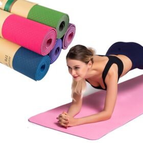 Material: Made of high-density foam material, safe, tasteless, comfortable, healthy and environmentally friendly, soft, elastic, skin-friendly, and very durable. Features: Wavy surface design, non-slip, waterproof, moisture-proof, stretchable, sound insulation, impact resistance, excellent anti-skid ability, wear resistance and tear resistance. Uses: Exercise, yoga, Pilates, stretching, physical exercise, gymnastics. It is also effective for floor protection and noise reduction. A practical yoga mat will be a good gift. Dimensions: 68 Inches long x 24 inches wide and 14 inch thick, ensuring comfort, cushioning the spine, hips, knees and elbows on a hard floor while maintaining balance. Package Contains: 1 x Daily home training yoga mat. Easy to keep clean and fresh, convenient for your next exercise, wipe clean after washing, and hang to dry. All-Purpose High Density Foam Exercise Yoga Mat Anti-Tear with Carrying Strap Uses of Yoga Mats: Yoga and Exercise: Primarily used to provide a stable, non-slip, and cushioned surface for practicing yoga poses (asanas), Pilates, or other floor exercises. Joint Protection: The thickness of the mat helps protect joints during exercises and poses, especially on hard surfaces. Stability and Grip: Designed to prevent hands and feet from slipping during practice, enhancing stability and safety. Hygiene: Provides a personal and clean space for exercise, especially in shared environments like studios or gyms. Meditation: Can also be used to create a comfortable space for meditation practices.