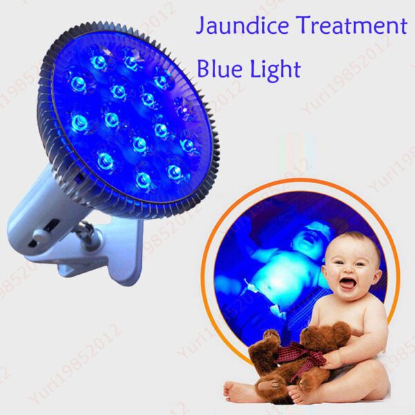 Jaundice Light Therapy Newborn Baby Infant Portable Blue Lamp for Physical Jaundice Skin Care Machine with 18pcs LED Light Chips Devices for All Skin Types for Professional and Home