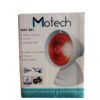 Motech MAT-001 Infrared Lamp is designed for therapeutic use, primarily for pain relief and skin health, utilizing intense infrared light. Specifications: Model: MAT-001 Power: 150 watts Voltage/Frequency: 230V, 50Hz Light Type: Intense infrared light Features: Adjustable Angle Certifications: TÜV Rheinland Certified Uses: Pain Relief: Effective for alleviating muscle aches, joint pain (e.g., in legs, back, knees, shoulders, elbows), lumbar muscle strain, and cervical soreness by increasing blood circulation and reducing inflammation. Wound Healing: Can be used to aid in the healing of diabetic wounds and ulcers. Skin Health and Anti-aging: Applications include reducing wrinkles, sagging skin, improving skin texture and tone, and treating skin infections like acne and rashes. Blood Circulation: Helps improve blood circulation, potentially beneficial for conditions like varicose veins and edema. Relaxation: The warmth promotes relaxation and can help ease stress.