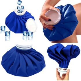 Experience fast pain relief with the 2 CT 9" Ice Bag in Royal Blue. Designed for hot or cold therapy, this reusable bag helps reduce swelling, soothe sore muscles, and relieve injuries. Ideal for home, sports, and first aid use.