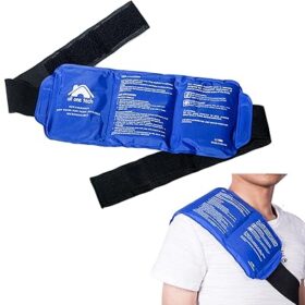 Get instant relief from pain and swelling with this Reusable Hot and Cold Ice Pack. The flexible gel bag with adjustable strap fits your shoulder, knee, or ankle perfectly. Ideal for injuries, muscle soreness, and post-surgery recovery. Reusable, leak-proof, and easy to use.