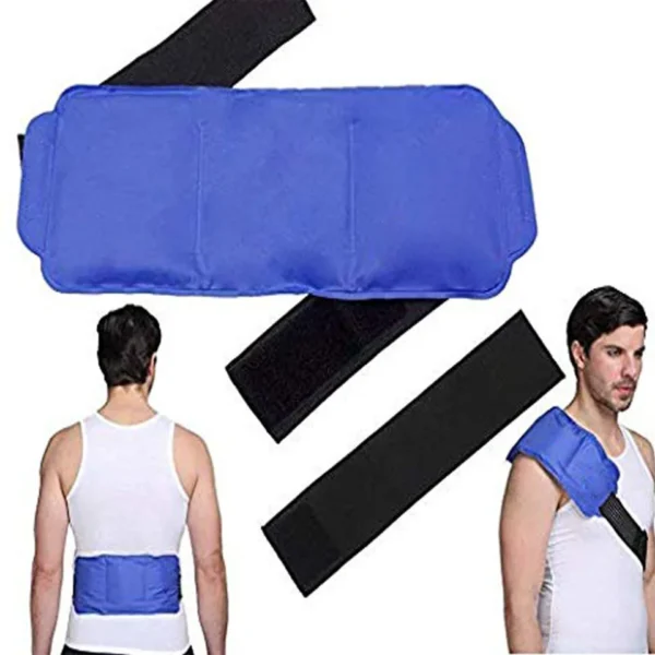 Recover faster with the Reusable Hot and Cold Gel Ice Pack. Designed for athletes and active lifestyles, it delivers effective relief from sprains, strains, and joint pain. Adjustable strap ensures secure fit for shoulders, knees, or ankles. Use for both cold and heat therapy.