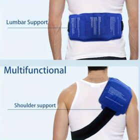 Get instant relief from pain and swelling with this Reusable Hot and Cold Ice Pack. The flexible gel bag with adjustable strap fits your shoulder, knee, or ankle perfectly. Ideal for injuries, muscle soreness, and post-surgery recovery. Reusable, leak-proof, and easy to use.