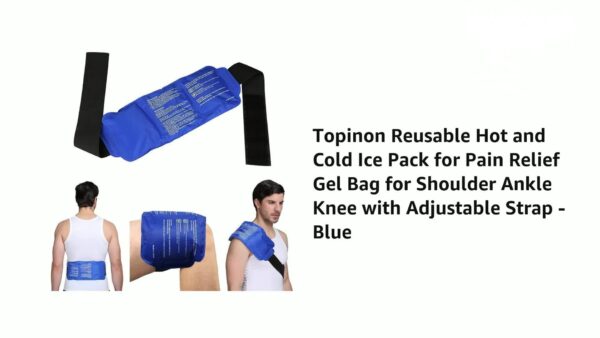 Get instant relief from pain and swelling with this Reusable Hot and Cold Ice Pack. The flexible gel bag with adjustable strap fits your shoulder, knee, or ankle perfectly. Ideal for injuries, muscle soreness, and post-surgery recovery. Reusable, leak-proof, and easy to use.