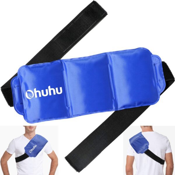 Get instant relief from pain and swelling with this Reusable Hot and Cold Ice Pack. The flexible gel bag with adjustable strap fits your shoulder, knee, or ankle perfectly. Ideal for injuries, muscle soreness, and post-surgery recovery. Reusable, leak-proof, and easy to use.
