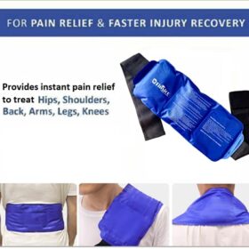 Experience soothing comfort with this Reusable Hot and Cold Gel Ice Pack — designed for pain relief, injury recovery, and muscle therapy. The flexible gel design molds comfortably to your shoulder, knee, or ankle, while the adjustable elastic strap ensures a secure fit. Ideal for hot or cold therapy, it helps reduce swelling, inflammation, and soreness from sports injuries, sprains, or post-surgery recovery. Durable, leak-proof, reusable, and easy to use — perfect for home or travel.