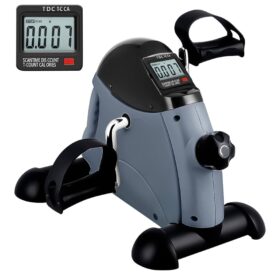 Mini Exercise Bike Portable Pedal Exerciser Resistance Cycle Indoor Gym Fitness
