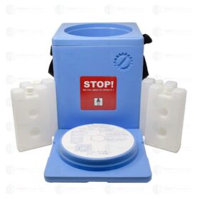 Key Features: Purpose: Designed for the safe and reliable transportation of temperature-sensitive vaccines and medications. Insulation: The box is equipped with CFC-free Polyurethane insulation, which provides excellent thermal insulation to maintain the required temperature for vaccine storage. Material: The external surface is made of High-Density Polyethylene (HDPE), and the internal lining is High-Impact Polystyrene (HIPS). Ice Packs: It comes with a specified number of ice packs, typically four for larger models. The ice packs themselves are made of HDPE and have a specific volume, such as 0.4 litres.