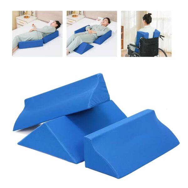 30-Degree Wedge Pillow | Orthopedic Foam Body Positioning Pillow for Leg, Back & Post-Surgery Support