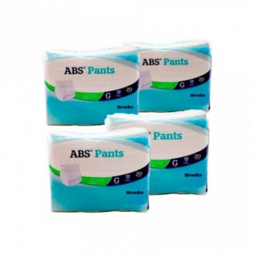 ABS panal-de-incontinencia-abs-pants- Abs Pants Night are highly absorbent, trouser-style incontinence pads designed to provide reliable overnight protection. Made with soft, breathable materials and leak-proof layers, they keep users dry, comfortable, and confident throughout the night. Ideal for adults with moderate to heavy urinary incontinence.