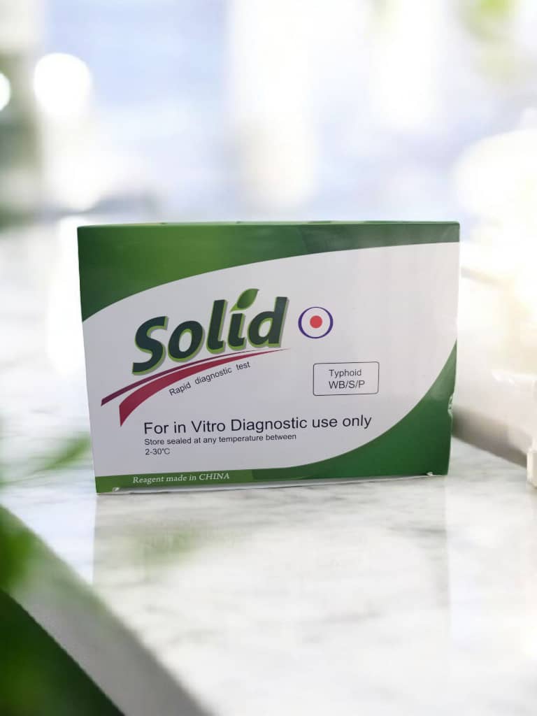 Typhoid IgG/IgM Rapid Test Kit – Solid Rapid Diagnostic Test for Salmonella Typhi Detection (Whole Blood, Serum, Plasma) Typhoid IgG/IgM Rapid Test Kit – Solid Rapid Diagnostic Test for Salmonella Typhi Detection (Whole Blood, Serum, Plasma)