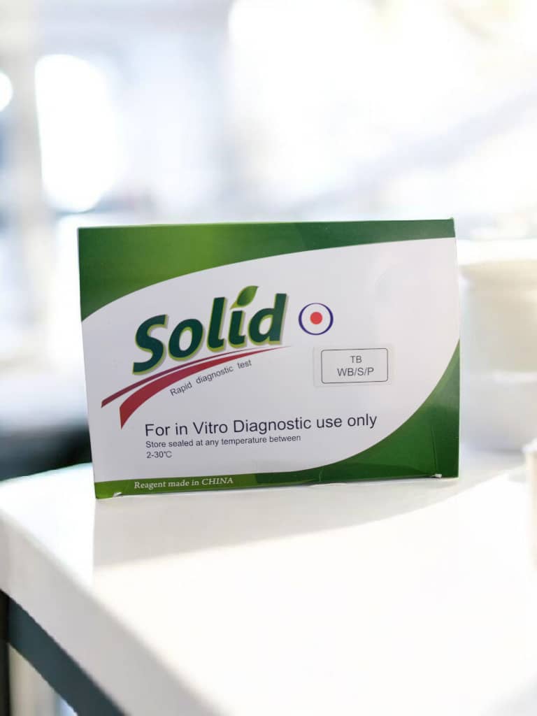 Solid Rapid Diagnostic Test for Tuberculosis (TB) – Fast, Accurate, and Reliable In Vitro Detection The Solid Rapid Diagnostic Test for Tuberculosis (TB) provides fast and accurate in vitro detection of Mycobacterium tuberculosis. Designed for early diagnosis, drug resistance detection, and effective case management, this rapid TB test delivers results within hours—enhancing patient care, improving treatment outcomes, and supporting global TB control efforts.