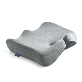 Ergonomic Seat Cushion from Cushion Lab offers high-density memory foam for superior comfort and zero-pressure support. Its contoured design promotes proper posture, evenly distributes weight to relieve pressure points, and is ideal for office chairs, wheelchairs, or driving. Made with odor-free materials for long-lasting, all-day comfort.