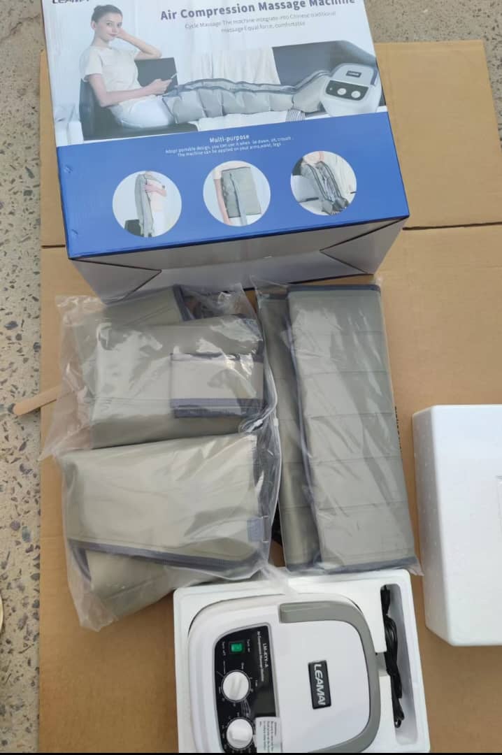 Access Digital Intermittent Compression Unit for legs Access Digital Intermittent Compression Unit for legs. Its specifications are detailed below. .f5cPye .WaaZC:first-of-type .rPeykc.uP58nb:first-child{font-size:var(--m3t3);line-height:var(--m3t4);font-weight:400 !important;letter-spacing:normal;margin:0 0 10px 0}.rPeykc.uP58nb{font-size:var(--m3t5);font-weight:600;line-height:var(--m3t6);margin:20px 0 10px 0}.f5cPye ul{font-size:var(--m3t7);line-height:var(--m3t8);margin:10px 0 20px 0;padding-inline-start:16px}.f5cPye .WaaZC:first-of-type ul:first-child{margin-top:0}.f5cPye ul.qh1nvc{font-size:var(--m3t7);line-height:var(--m3t8)}.f5cPye li{padding-inline-start:4px;margin-bottom:8px;list-style:inherit}.f5cPye li.K3KsMc{list-style-type:none}.f5cPye ul>li:last-child,.f5cPye ol>li:last-child,.f5cPye ul>.bsmXxe:last-child>li,.f5cPye ol>.bsmXxe:last-child>li{margin-bottom:0}.CM8kHf text{fill:var(--m3c11)}.CM8kHf{font-size:1.15em}.j86kh{display:inline-block;max-width:100%} Pump Specifications: Size: \(280\text{mm}\times 280\text{mm}\times 150\text{mm}\) (LWH) Item Weight: \(3\text{kg}\) Power Consumption: \(30\text{W}\) Input Voltage: \(220\text{V\ }50\text{Hz}\) or \(220-240\text{V\ }50\text{Hz}\) Pressure Range: \(30-250\text{mmHg}\) (adjustable) Treating Time: Adjustable with options for \(10,20,\) and \(30\text{mins}\) Key Features: Digital display with easy-to-use controls. Promotes blood circulation and lymphatic drainage. Helps reduce limb swelling and venous pooling. Quiet, compact, and portable design.