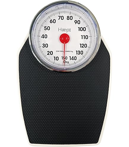 Mechanical Bathroom Scale – Analog Weight Scale with Non-Slip Platform (Up to 150 kg / 330 lbs) Mechanical bathroom scale with a 150 kg (330 lbs) capacity, large easy-to-read analog dial, and non-slip platform. Durable, battery-free design ideal for accurate daily weight measurement, health tracking, and professional use.